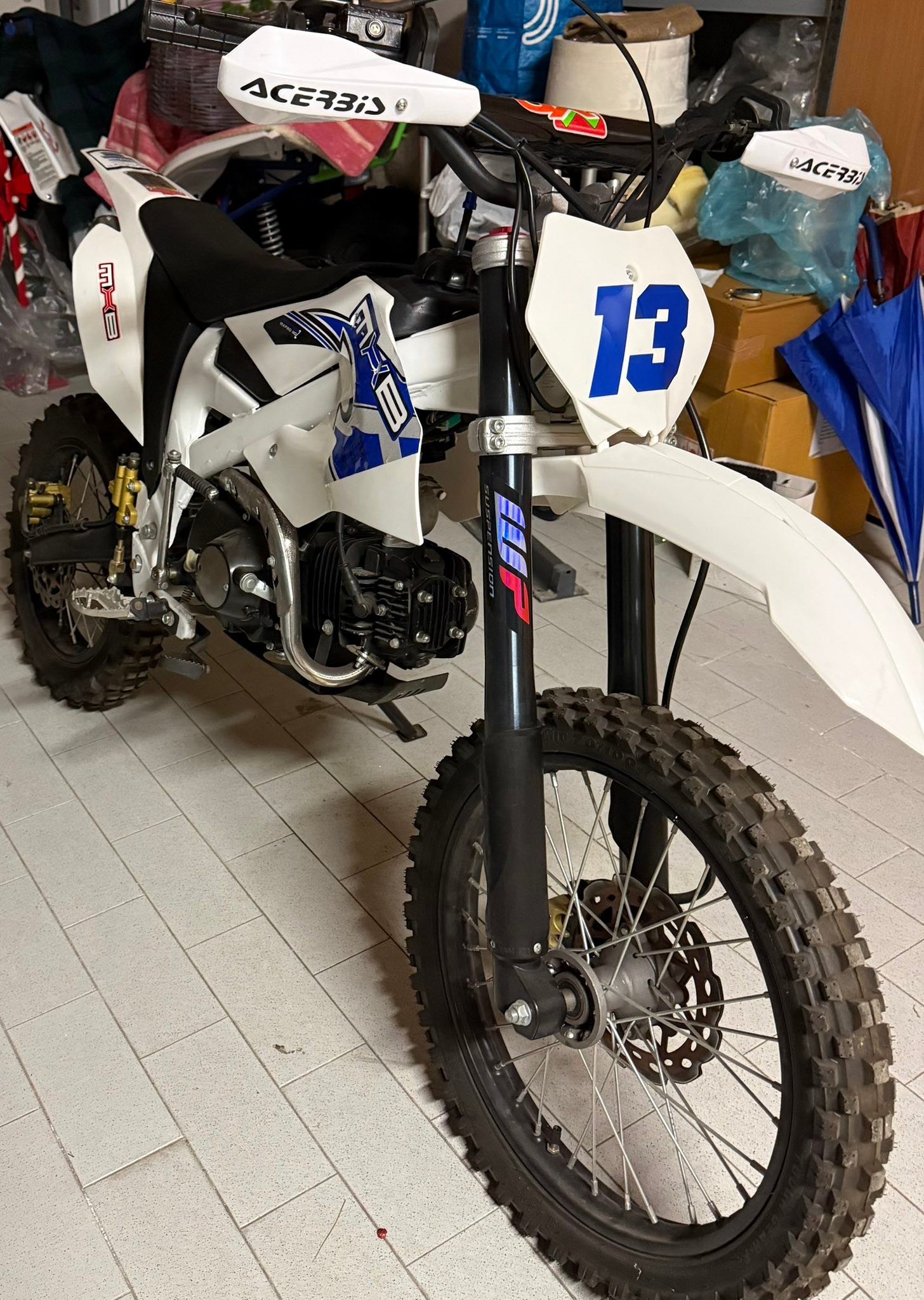 Targa Avviamento Tipo 2 Per Dirt Bike E Pitbike 50-125cc, HMParts, Nuova