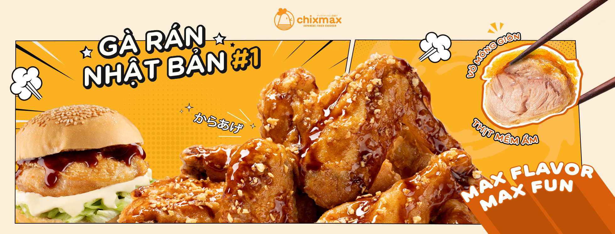 Chixmax - Gà Tươi Rán Nhật Bản