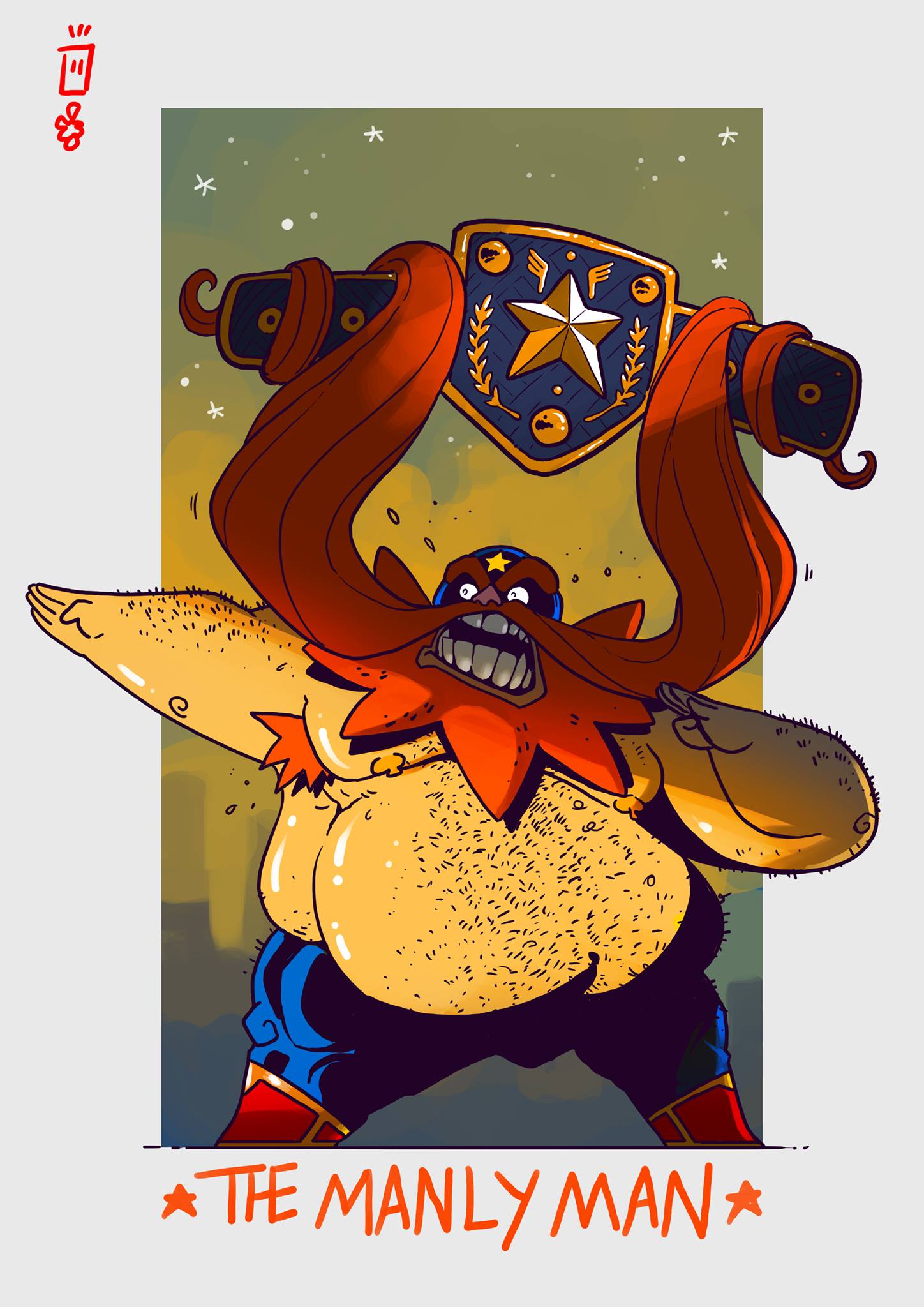 Fictional male character concept
