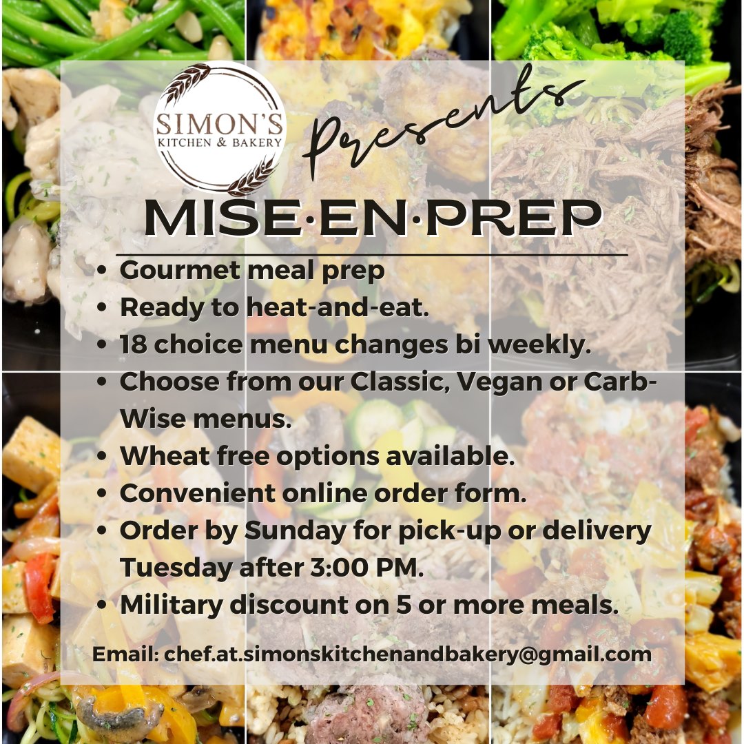 What is Mise en Prep? Mise en... - Simon's Kitchen and Bakery | Facebook