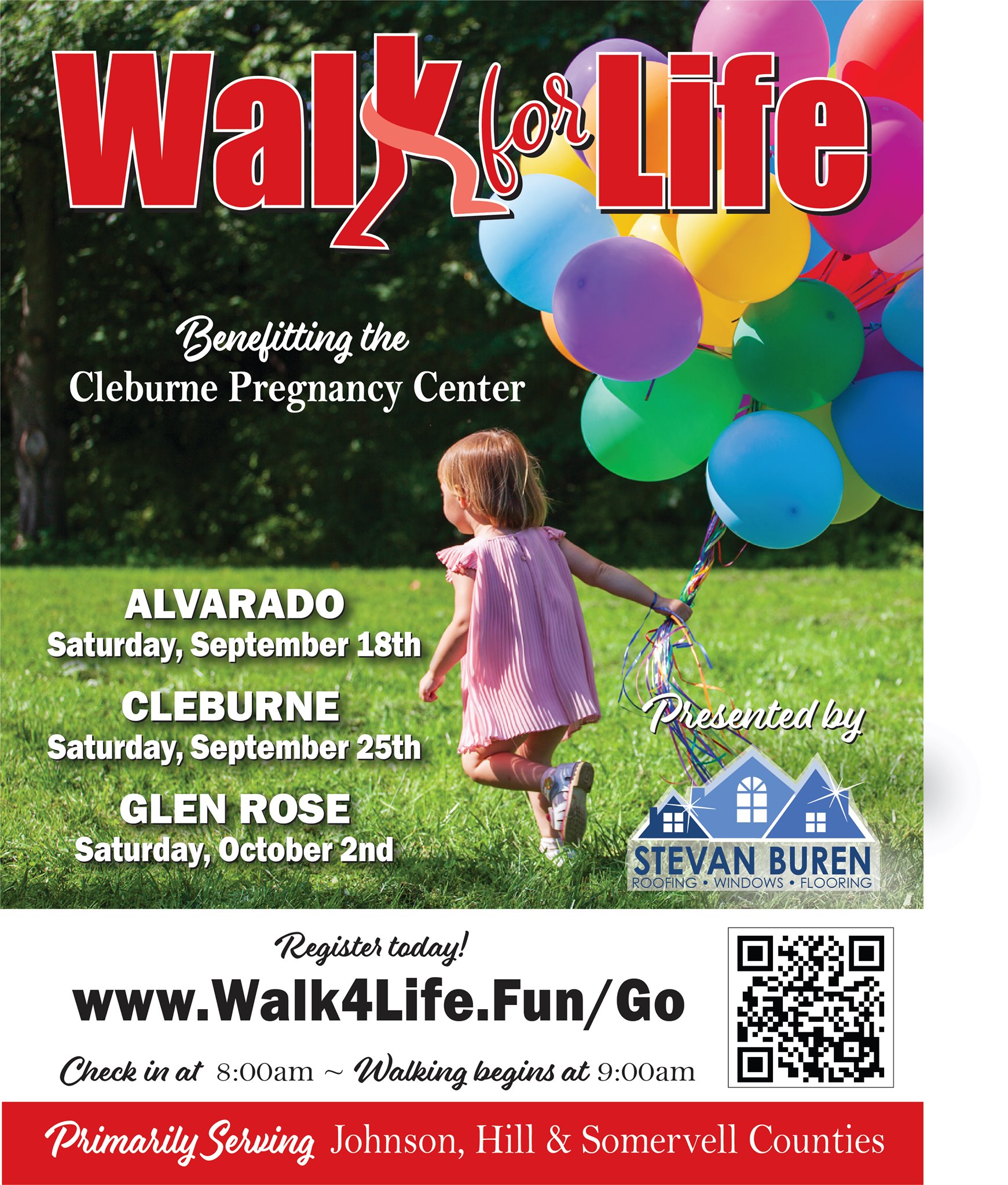 Cleburne - THREE EVENTS IN THREE WEEKS. Sign up for the Walk for Life ...