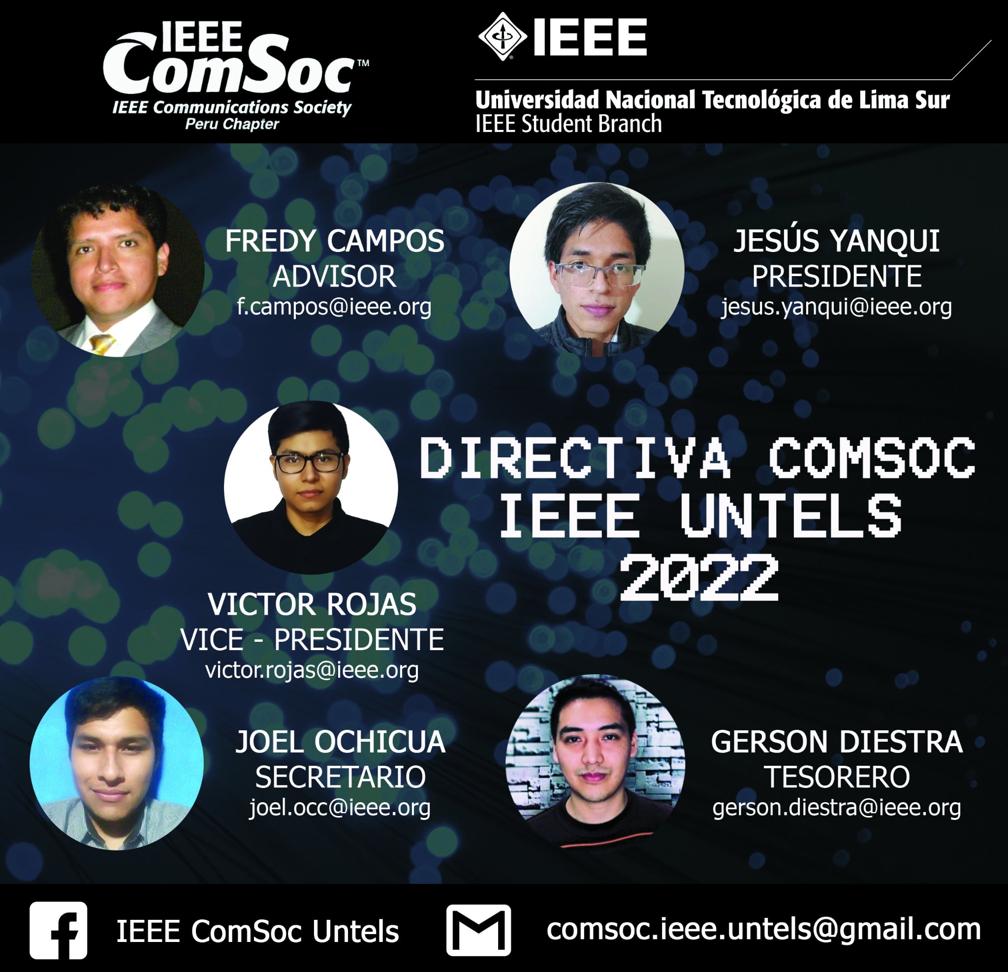 👉 DIRECTIVA COMSOC UNTELS 2022 👈 Les... - IEEE ComSoc Untels | Facebook