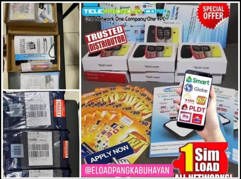 E-load Pangkabuhayan 1 SIM Load all Network powered by Telepreneur Corp ...