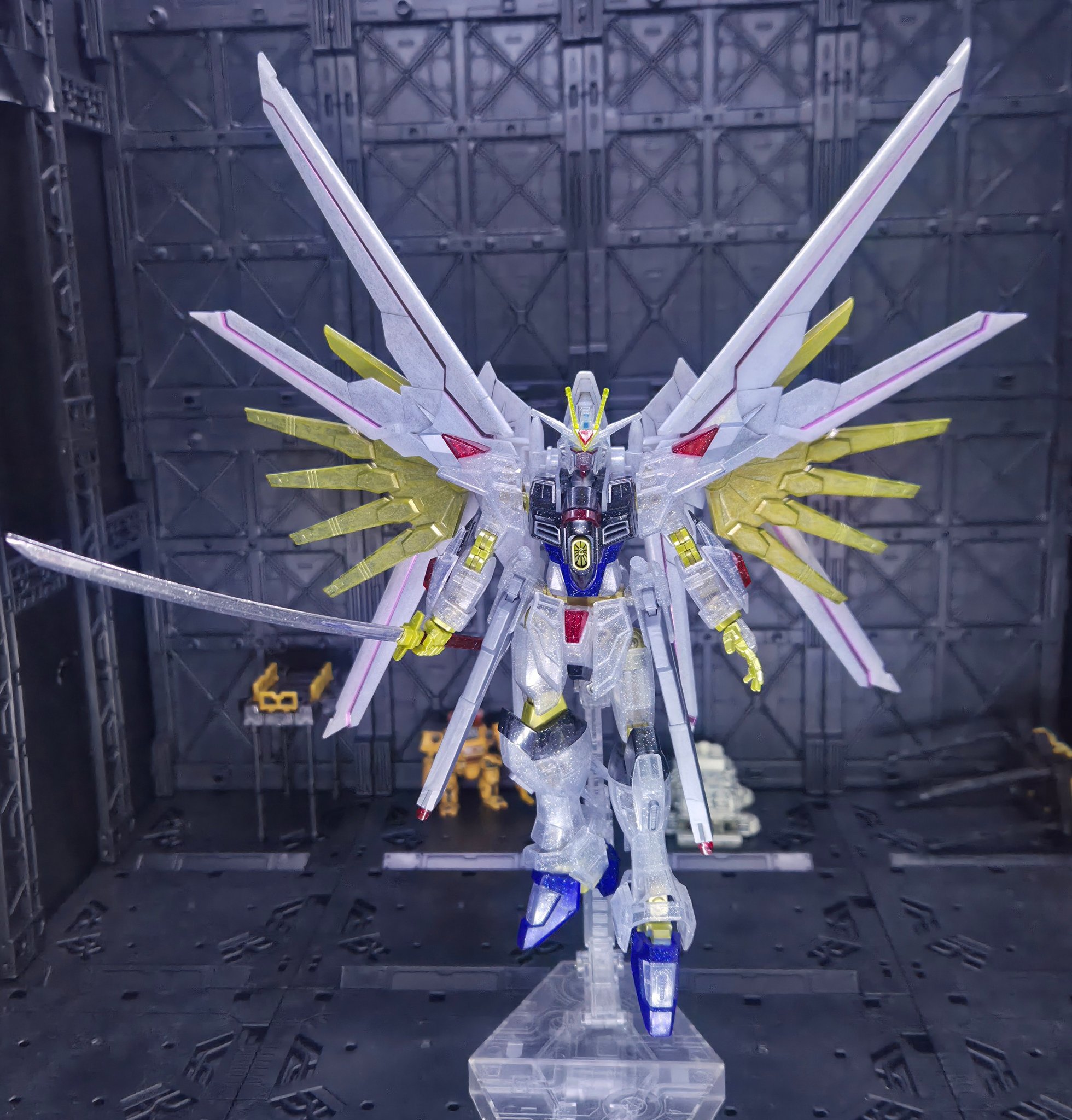 HG Mighty Strike Freedom Gundam (Limited Clear) Kit is from Gundam 