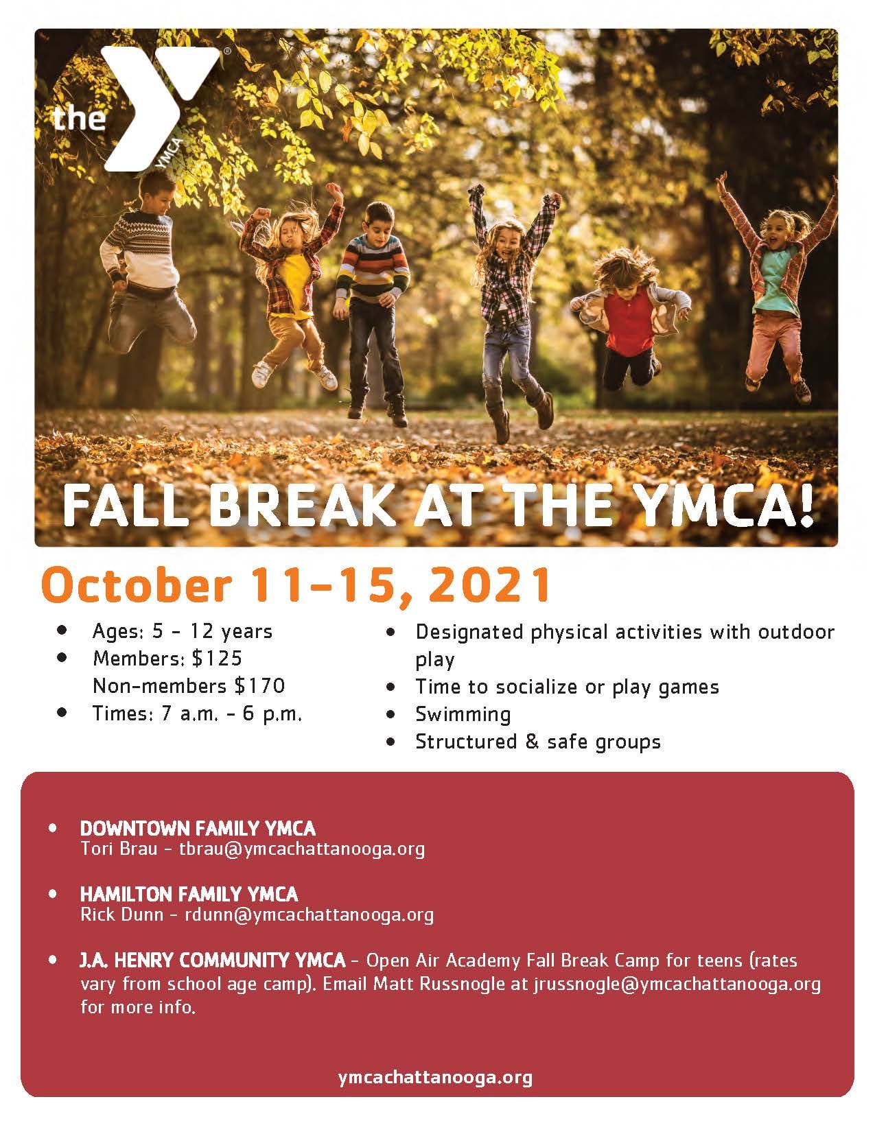 REGISTER NOW! Fall... - YMCA of Metropolitan Chattanooga | Facebook