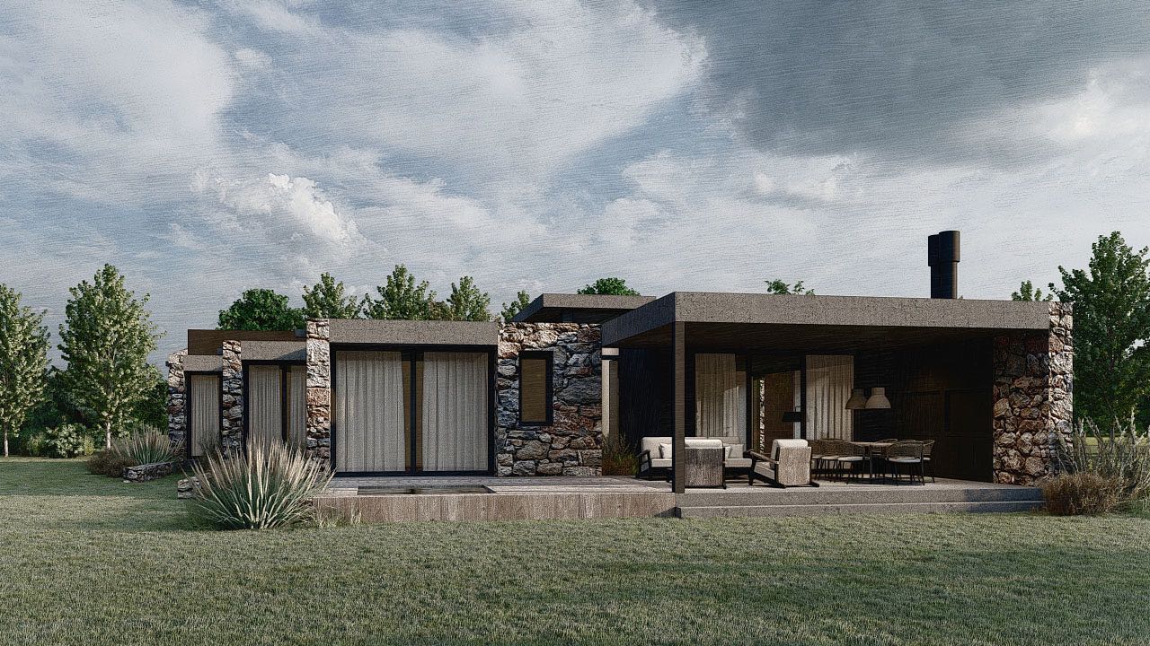 CASA ANDES 🏔 • Fachada... - Lucas Mc Lean Arquitecto | Facebook