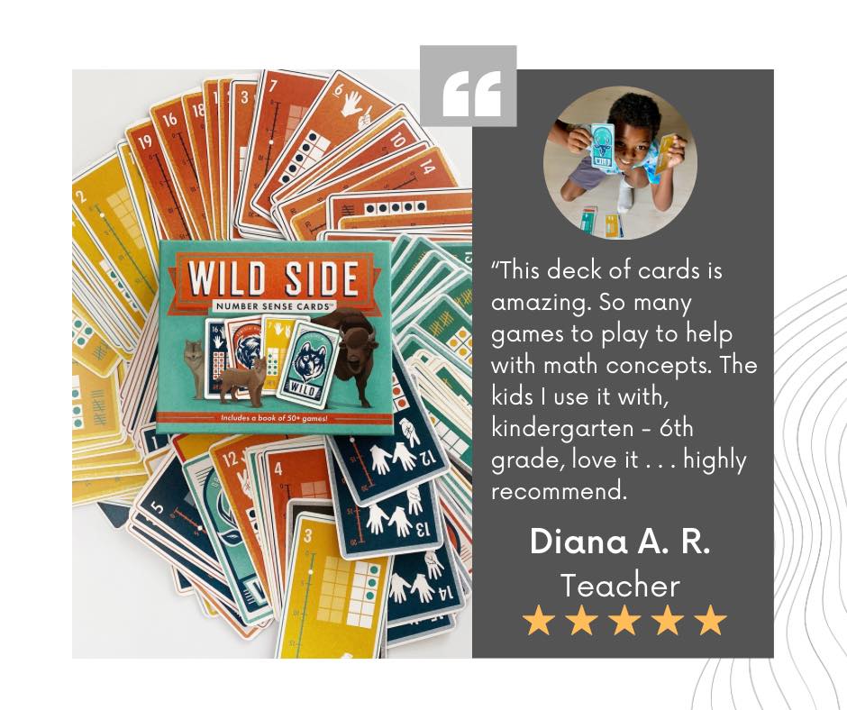 Wild Side Number Sense Cards