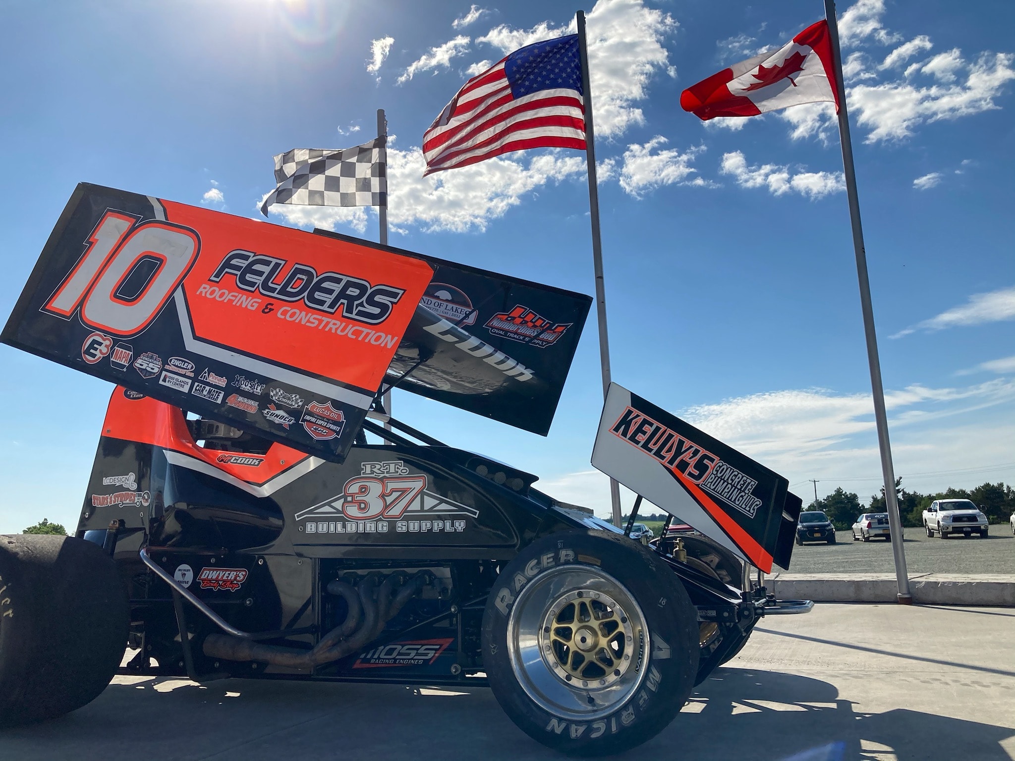 Jeff Cook on display last night at... - Empire Super Sprints