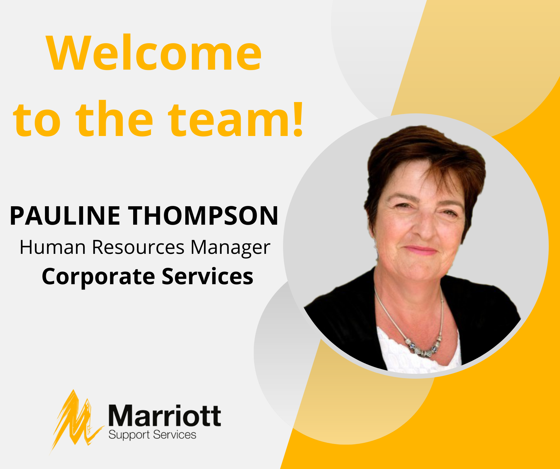 We are pleased to welcome... - Marriott Support Services | Facebook