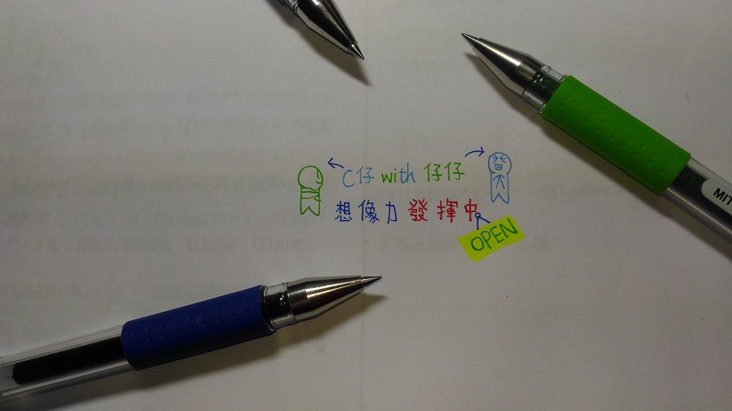 C仔with仔仔::想像力發揮中