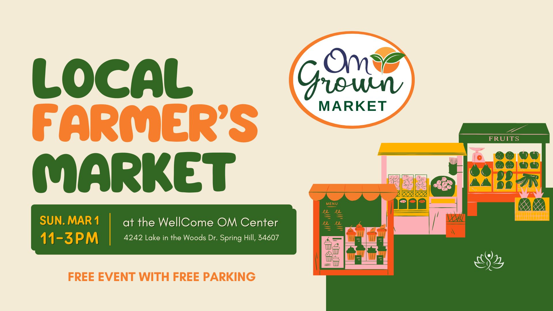 Om Grown Market: Our First Ever Local Farmer’s Market! 🌿