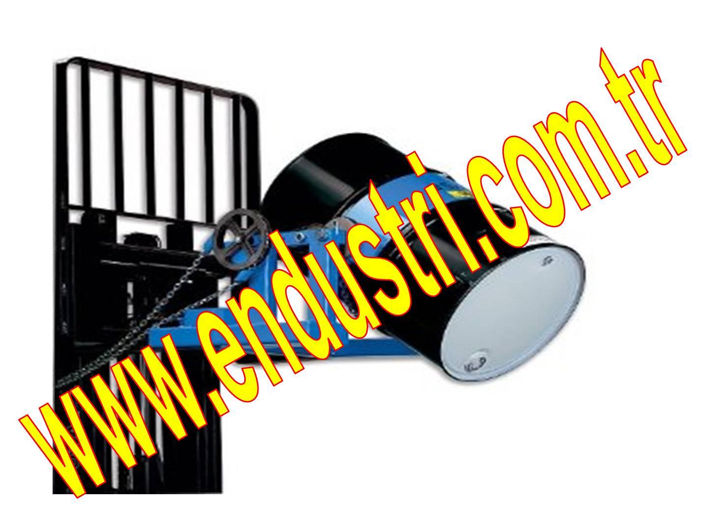 Endü... - Endüstri Grup-Forklift Varil Taşıma Çevirme Ataşmanı