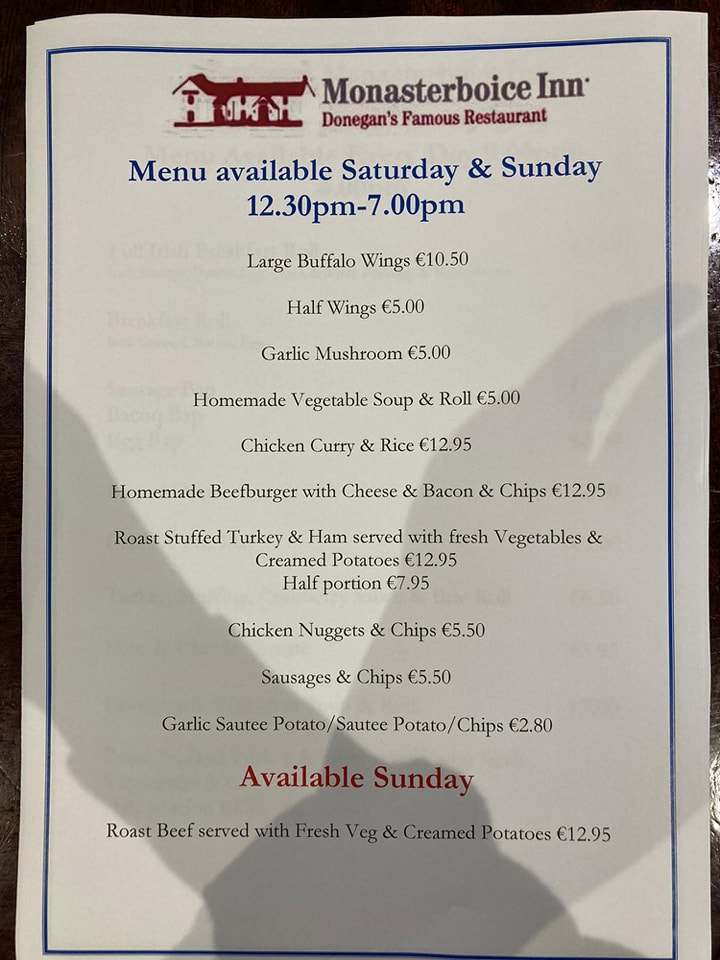 ⭐⭐ Don't forget about our new opening... - Monasterboice Inn