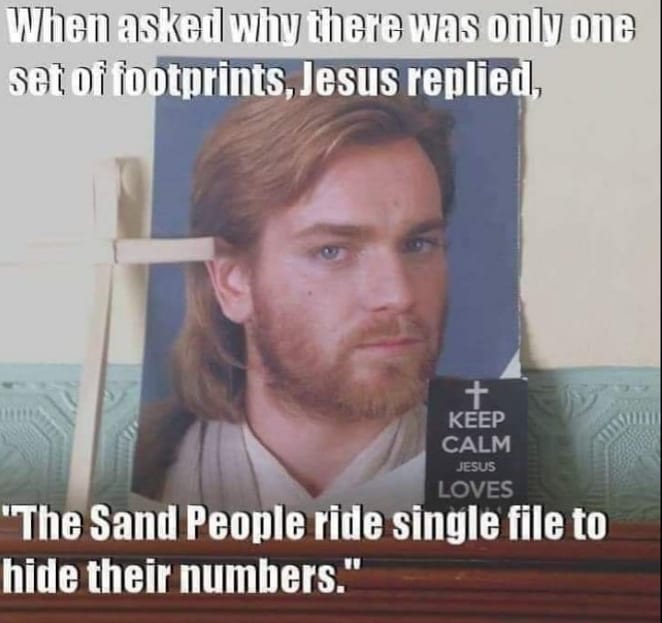 Star Wars - 😐😂🤣 When asked why there was only one set of...