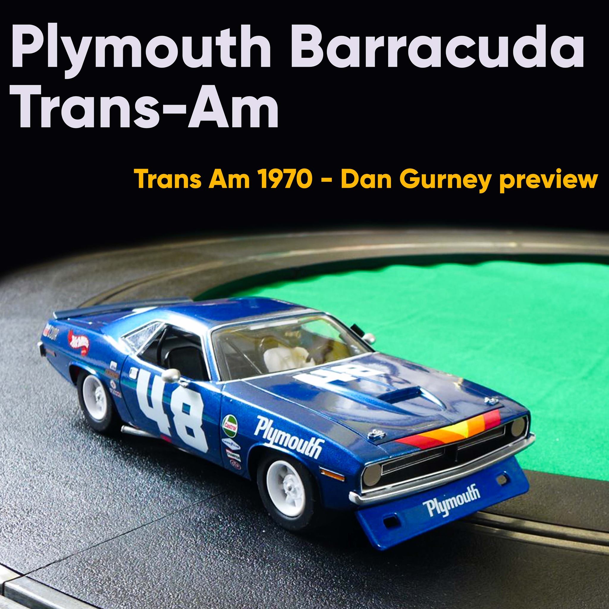 DAN GURNEY，S PLYMOUTH Ramp Truck 1:18 NEW MODEL ANNOUNCEMENT NO.2*** In tandem with the Dodge AAR Ramp