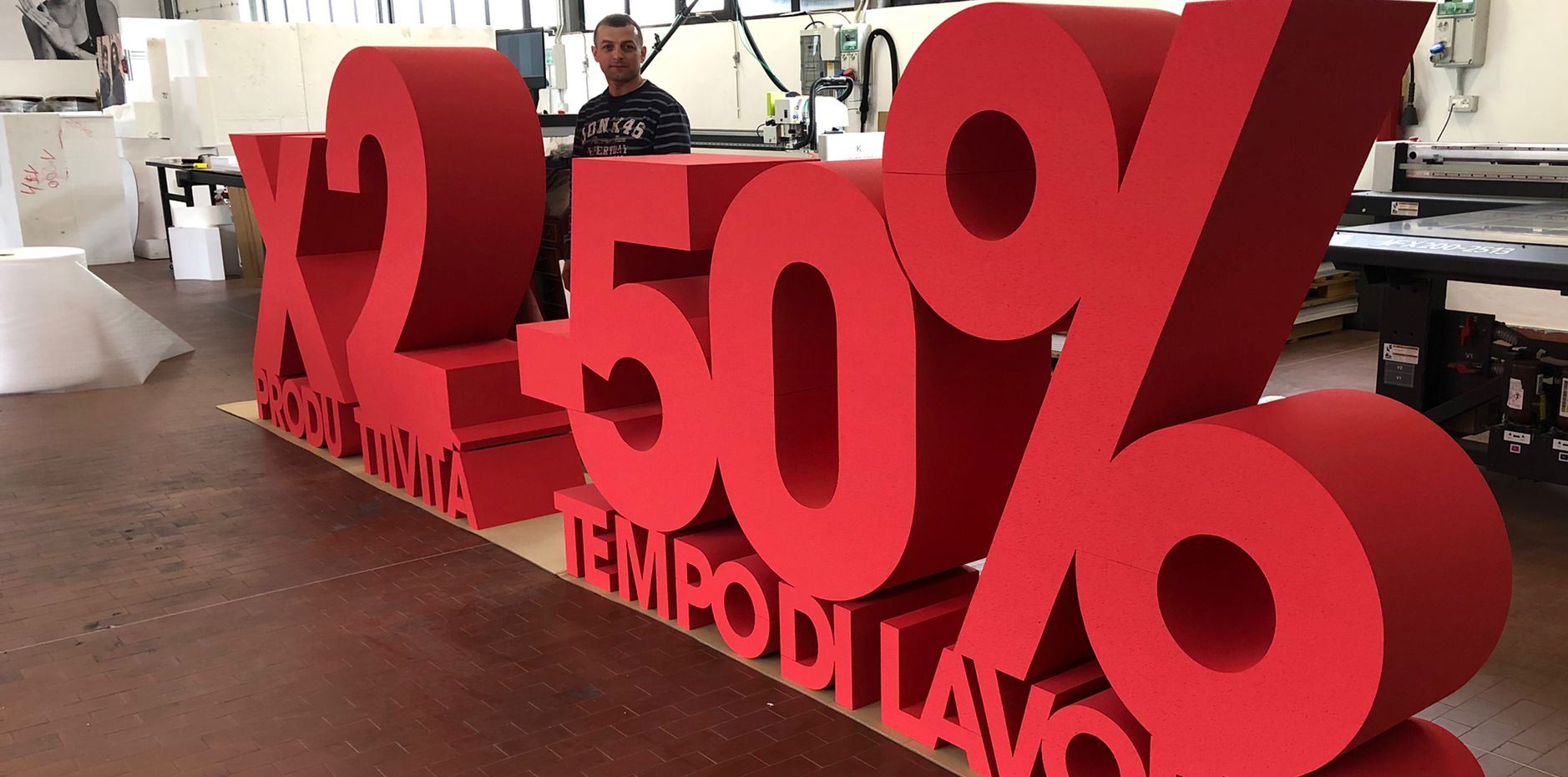 Cartoleria Manzoni Di Lo Monaco Rosaria Sas - Scritta Saldi 3d In Polistirolo 15cm Altezza 4cm Spessore Per Decorazioni Insegne E Scritte - 2