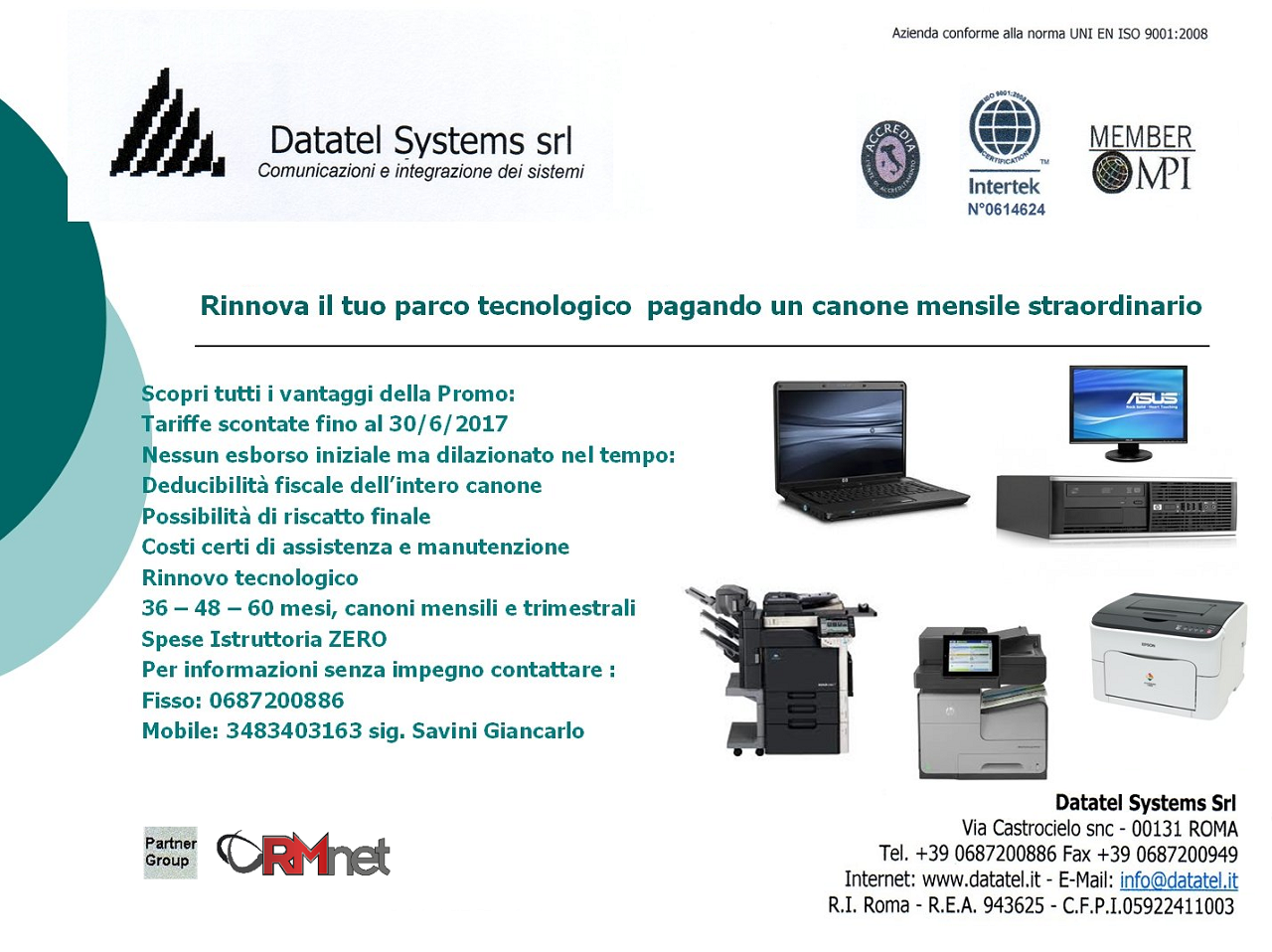 Datatel Systems srl - Comunicazioni e integrazione dei sistemi | Rome