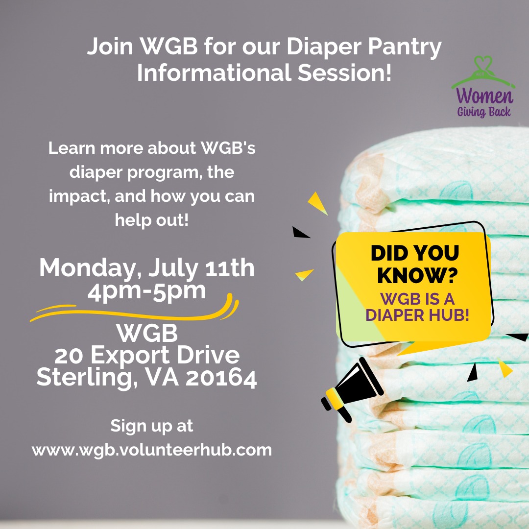 Women - DID YOU KNOW WGB is a Diaper Hub? 🩲 Join us for an ...