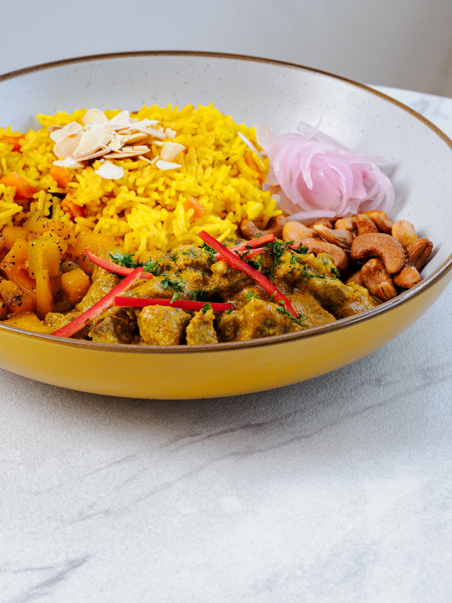 Three plates full - Lamb Rendang x Pilaf Rice Spice up this August with ...