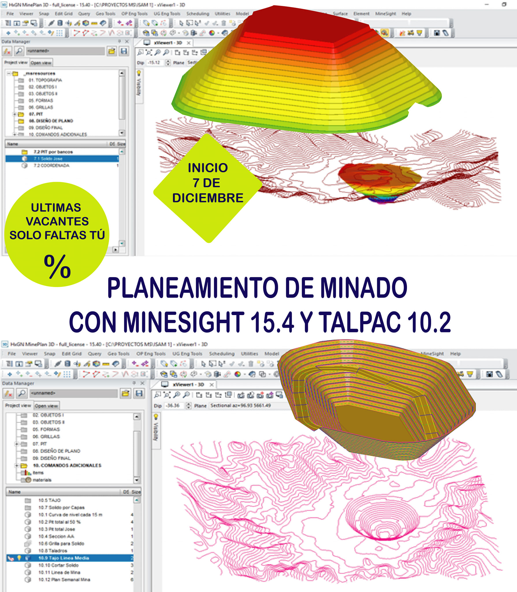 Igsaac - 📊 NUESTRO CURSO ESPECIALIZADO 💪 !!!! Planeamiento de minado ...