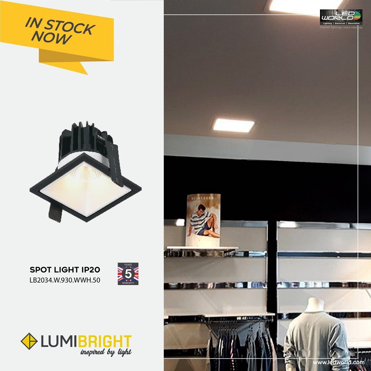 ledworld.com - BACK IN STOCK! Our most desired lights are...