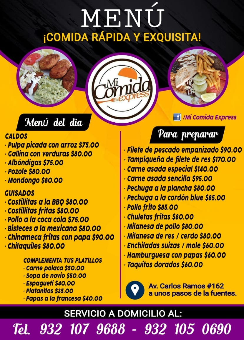 👩‍🍳 Mi Comida Express #Teapa... - Mi Comida Express