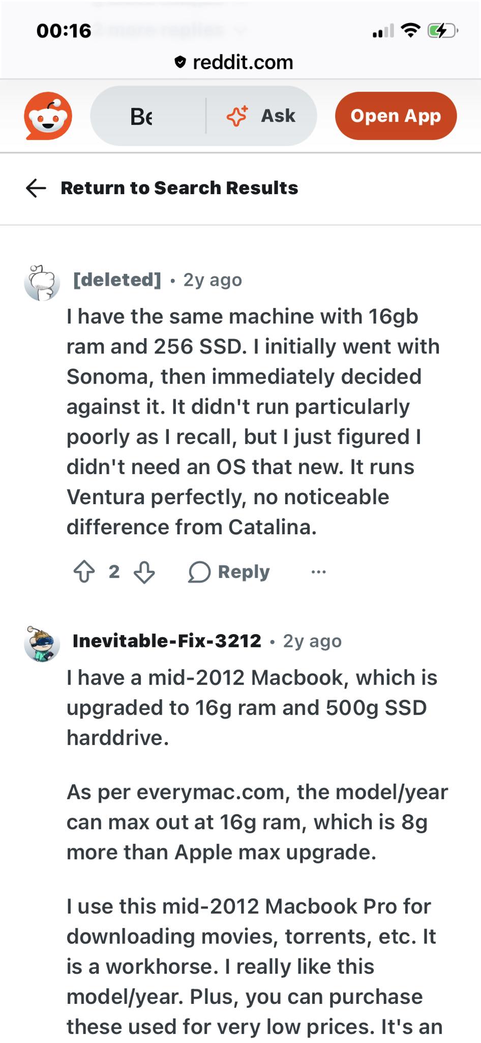 What is the best OS X for a 2012 MacBook Pro with 16GB RAM?