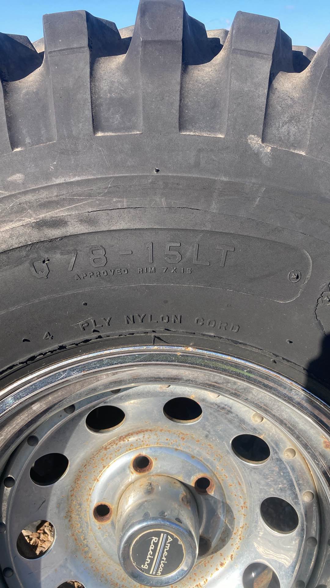 Gateway Buckshot Wide Mudder Q78-15 on 5x4.5 rims set of 4 - Car Wheels ...