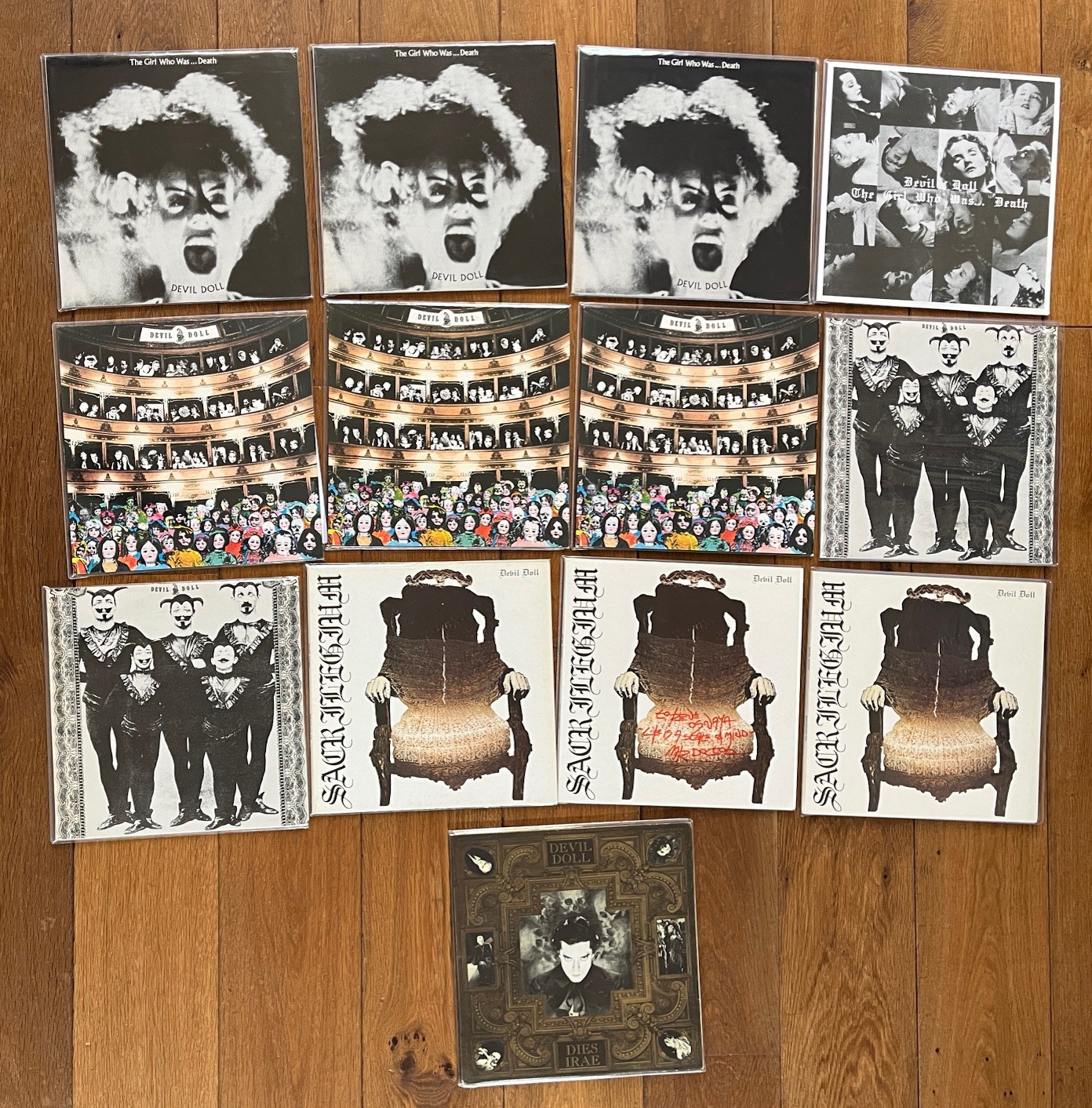 Devil Doll rare vinyl collection