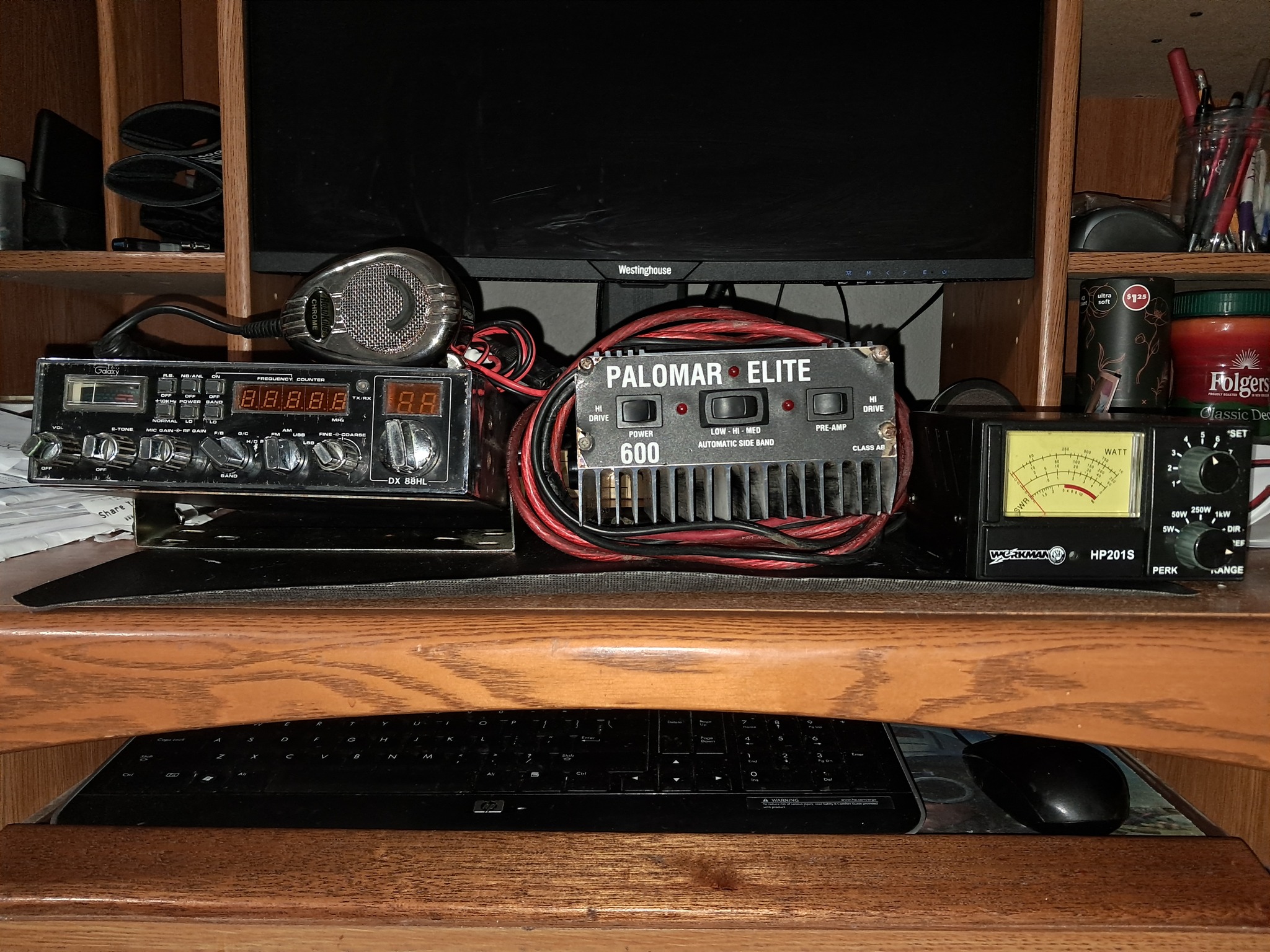 RoadKing RKCBBT Voice-Activated Hands-Free CB Radio With Headset – Open Box