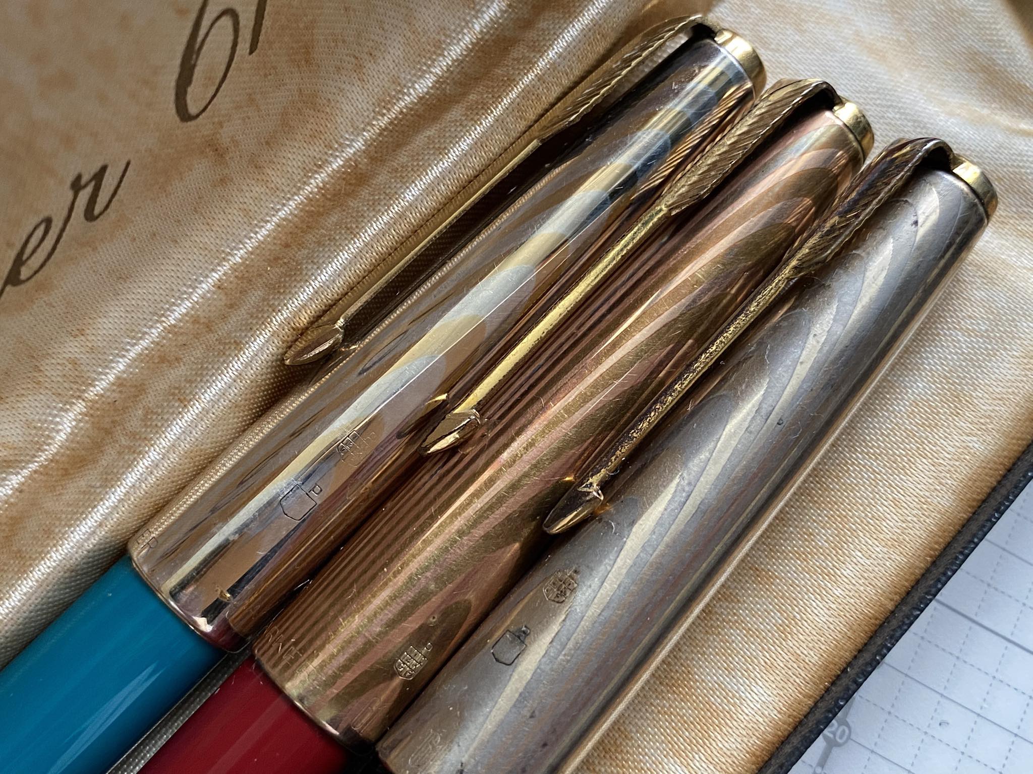 Parker 61 rainbow caps collection