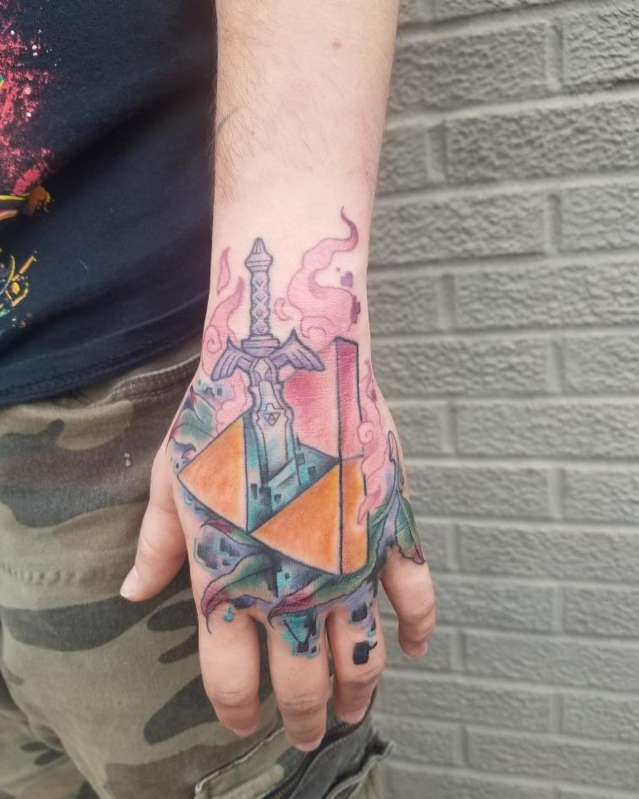Main Line Ink - Triforce and Master Sword tattoo by... | Facebook