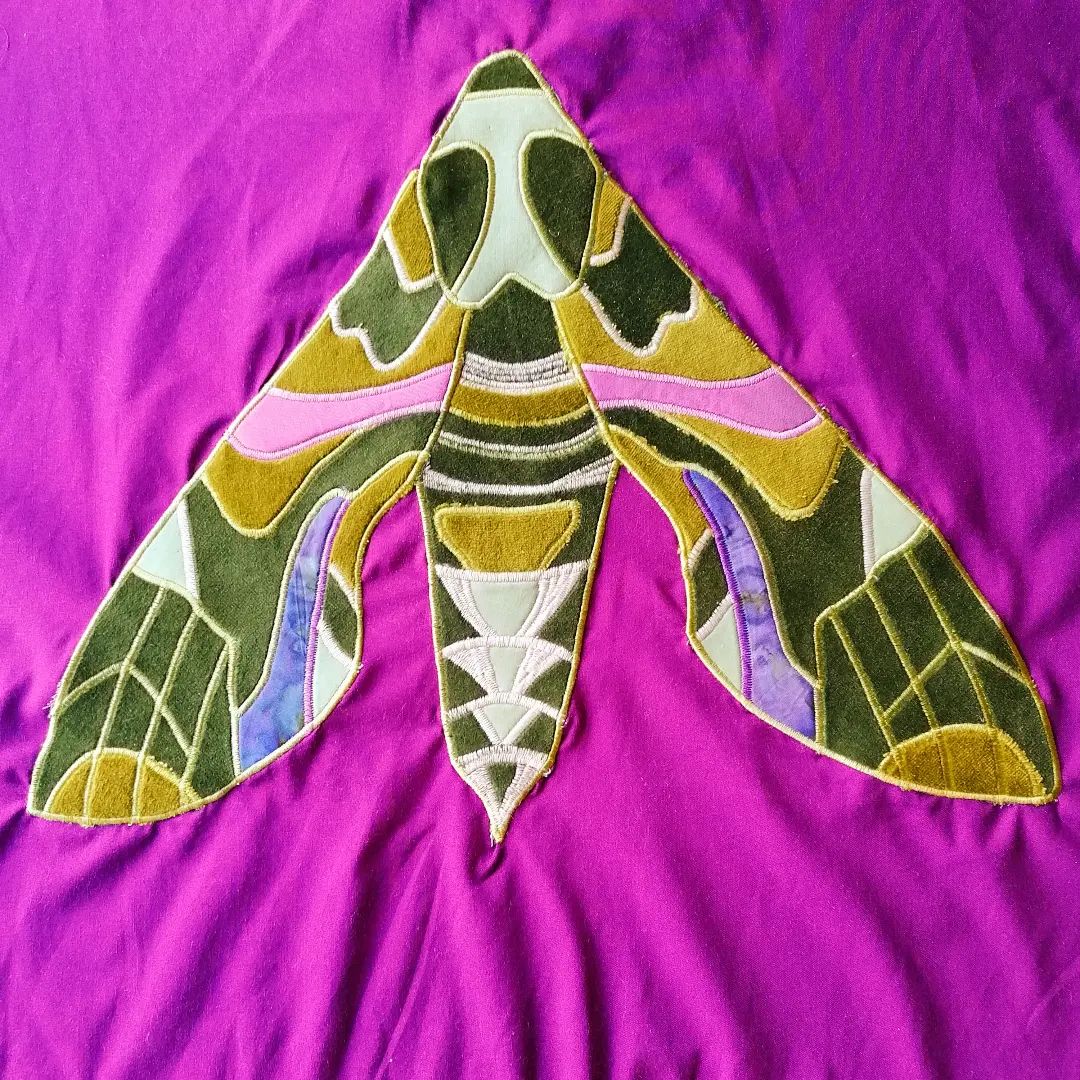 A more simplified moth, I've looked at... - Patchwork Peacock