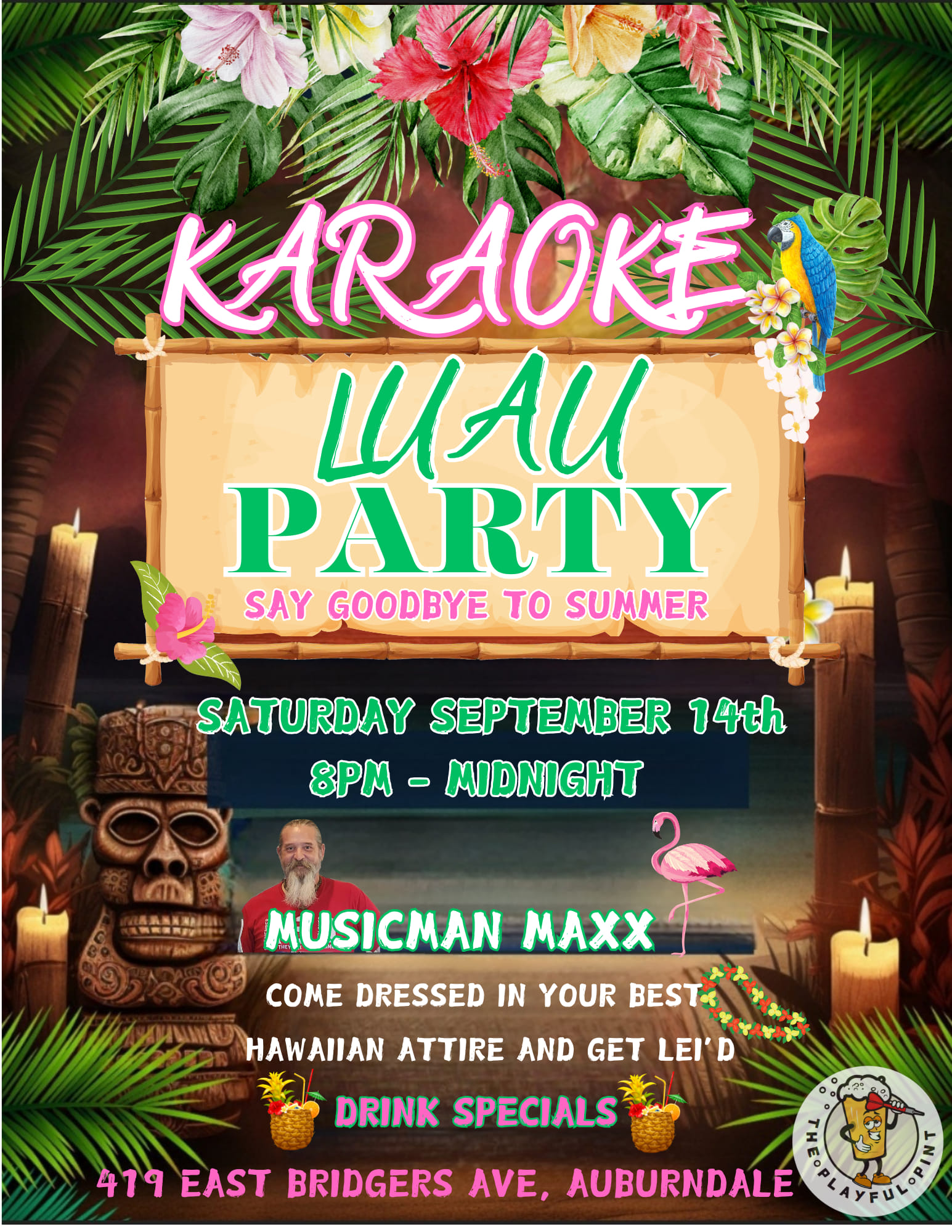GOODBYE SUMMER KARAOKE LUAU