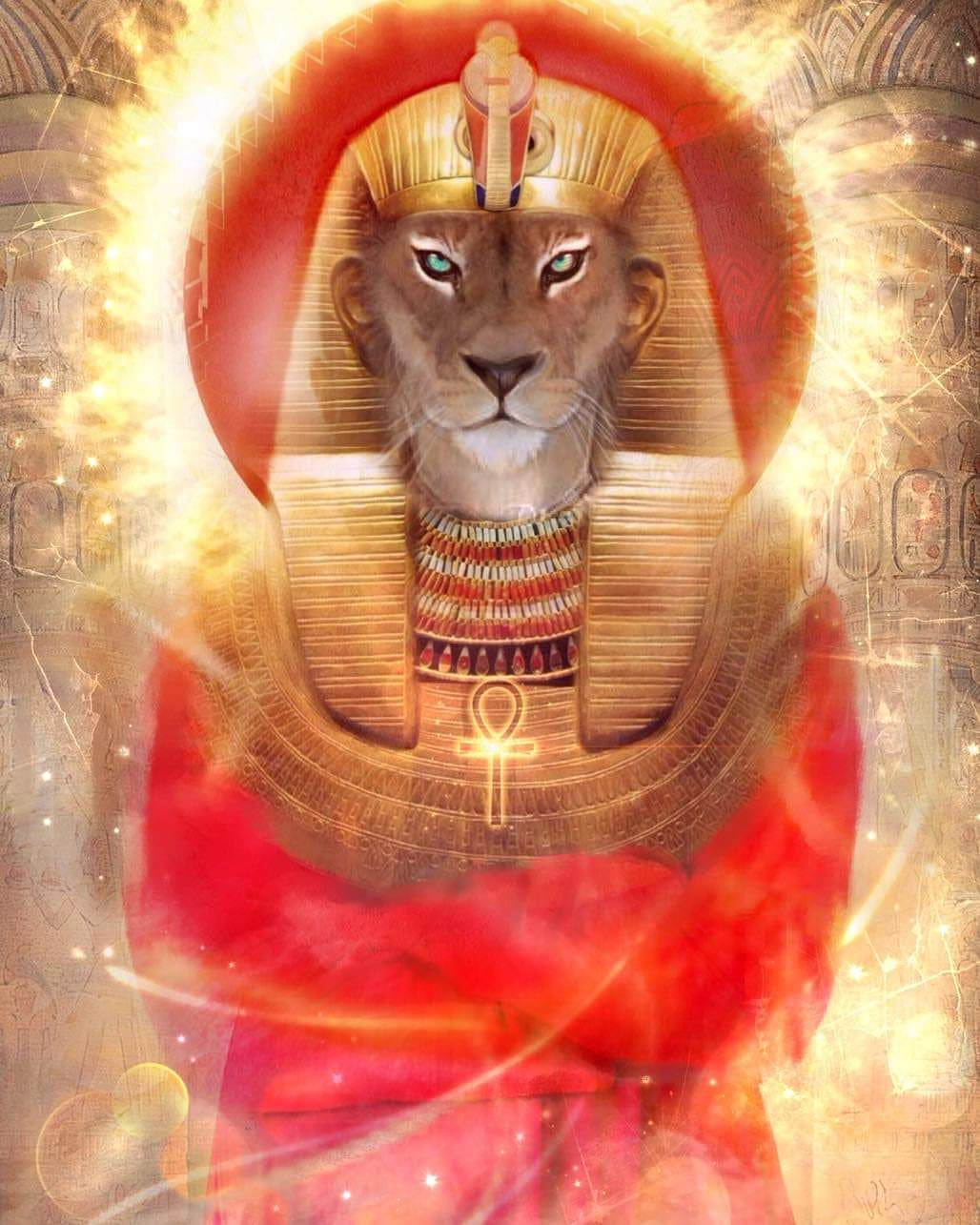 Sarah Samadhi Yoga - Meditation - Vegan Health - Sekhmet represents the ...