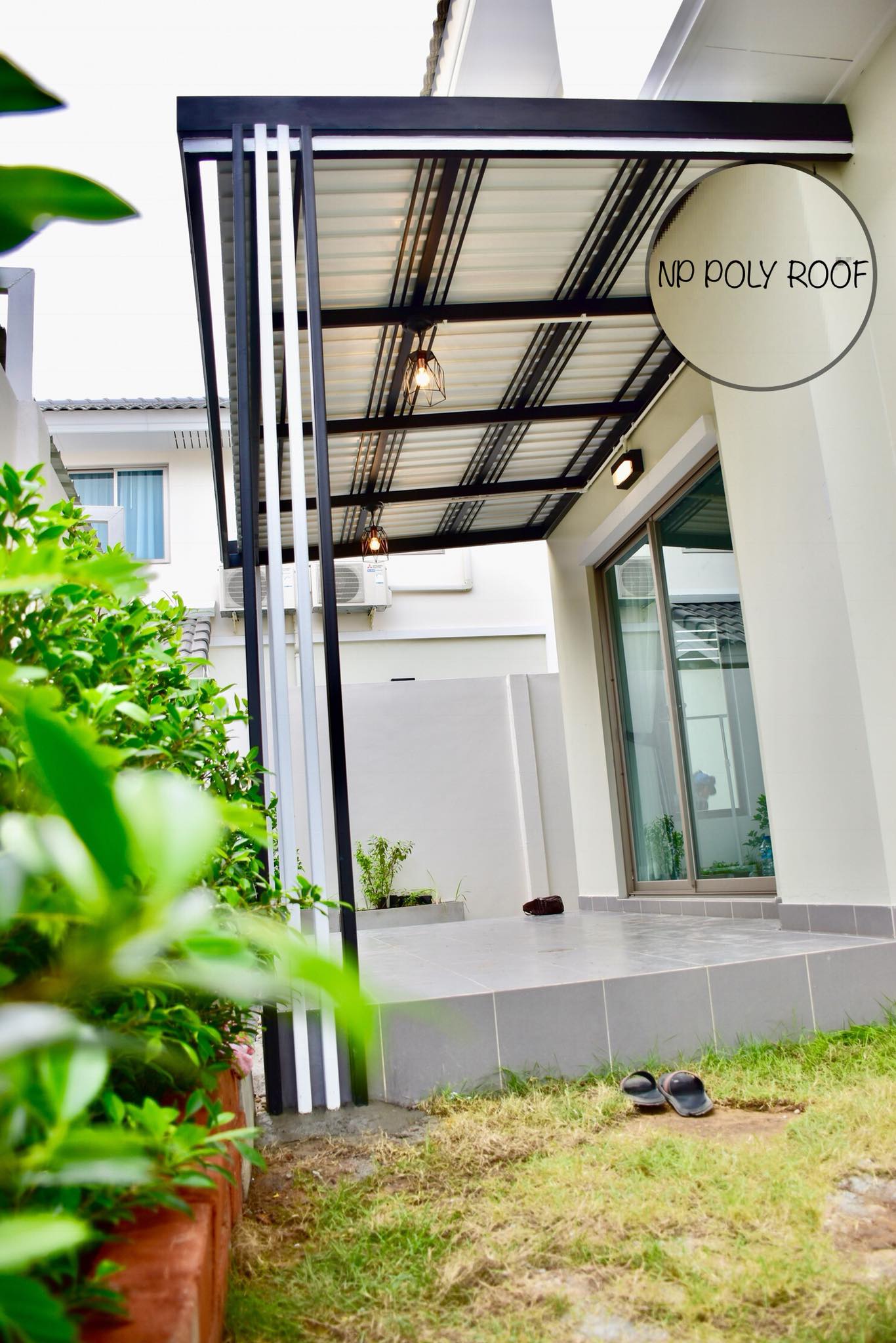 🙏🏻จบไปอีกงานครั... - NP Poly RooF รับเหมา ต่อเติมหลังคา กันสาด