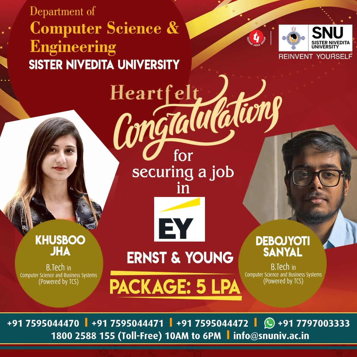 #SNU #success #placement #batch2022 #engineering #CSE... - Sister ...