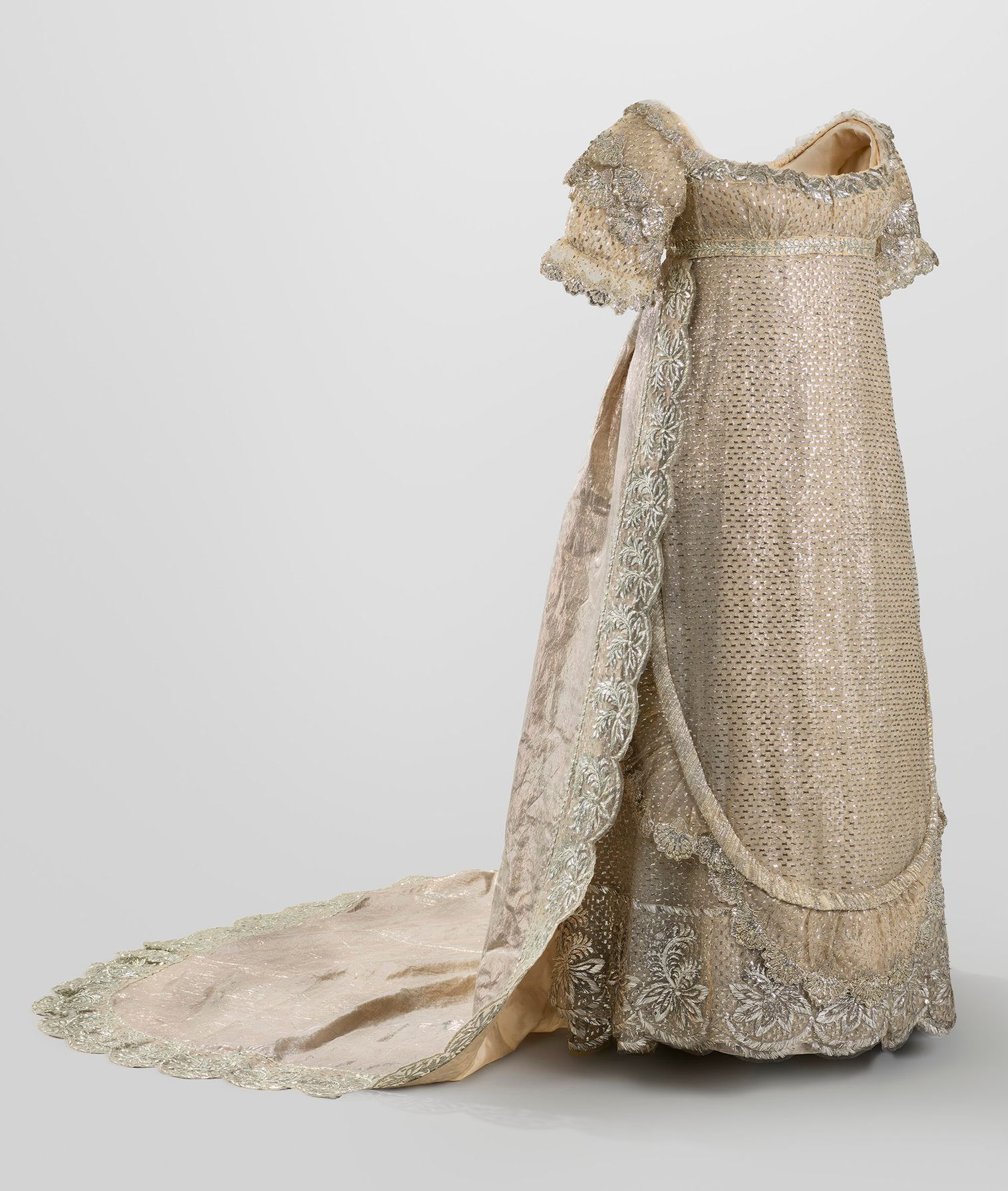 princess charlotte bridesmaid dresses THE FIRST ROYAL WEDDING DRESS EVER SAVED 👑 Worn in 1816 by of Wales, this is the earliest surviving British royal wedding dress and one of the only physical links princess charlotte pippa wedding