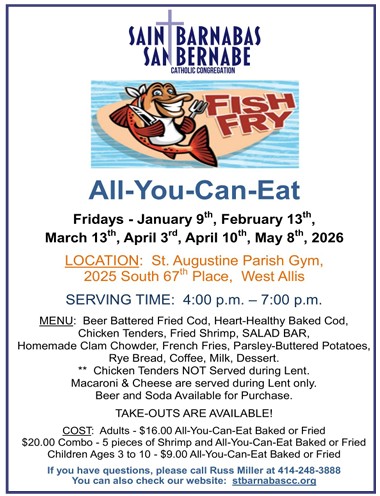 St Barnabas Fish Fry