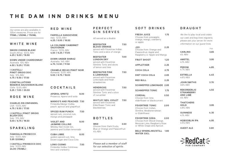 📣NEW MENU ALERT📣 Cast your... - The Dam Inn, Newmillerdam | Facebook