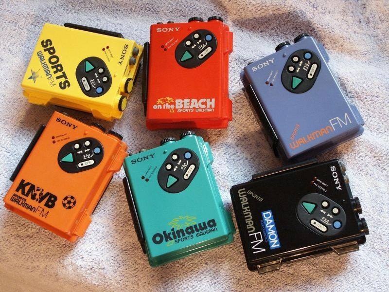 Various #Sony WM-F5 (1985) #walkman