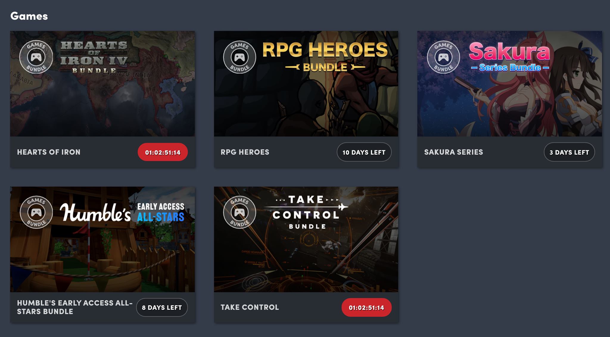 Epic Bundle - END SOON (!!!) Current "Humble Bundle"... | Facebook