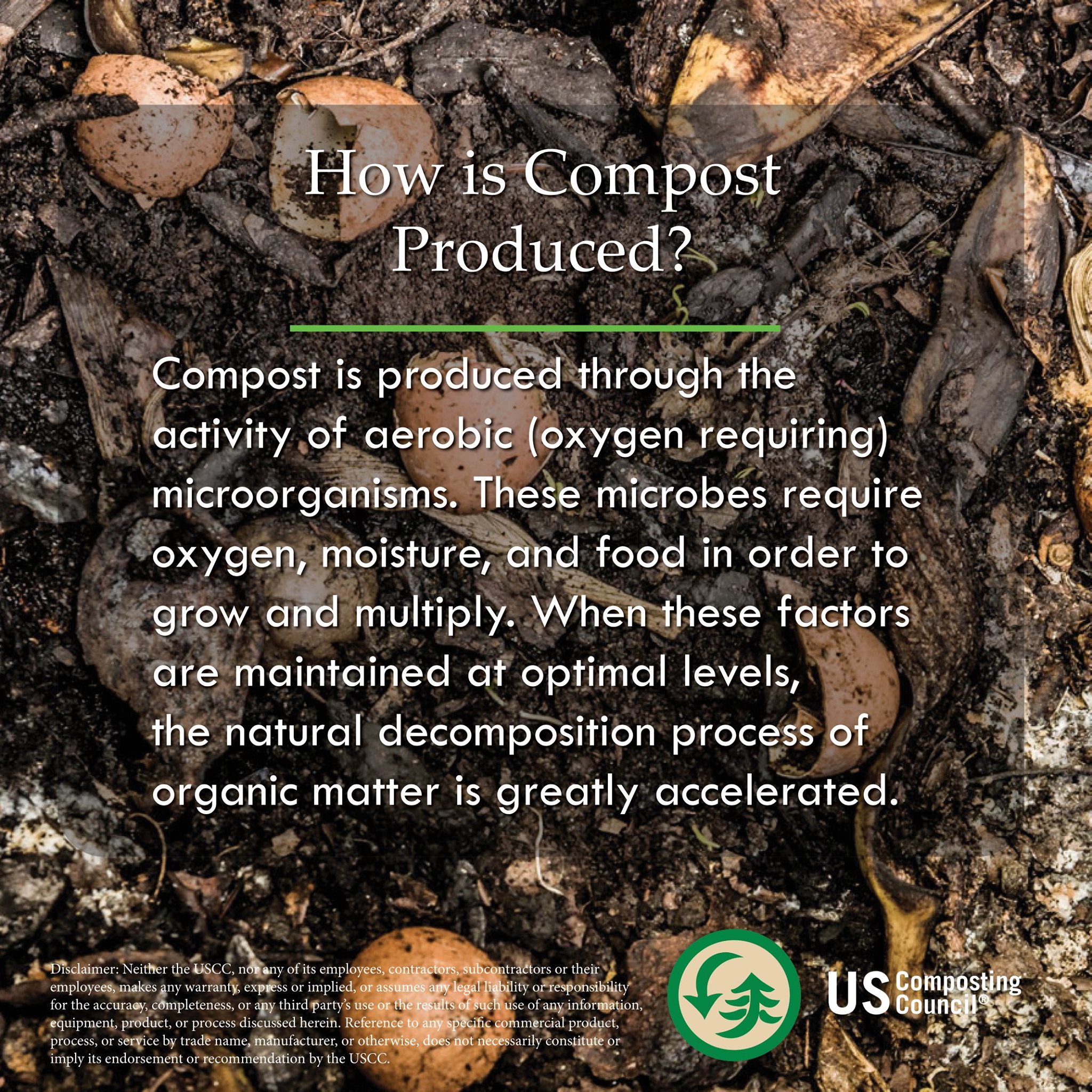 The microbes generate heat, water... - US Composting Council