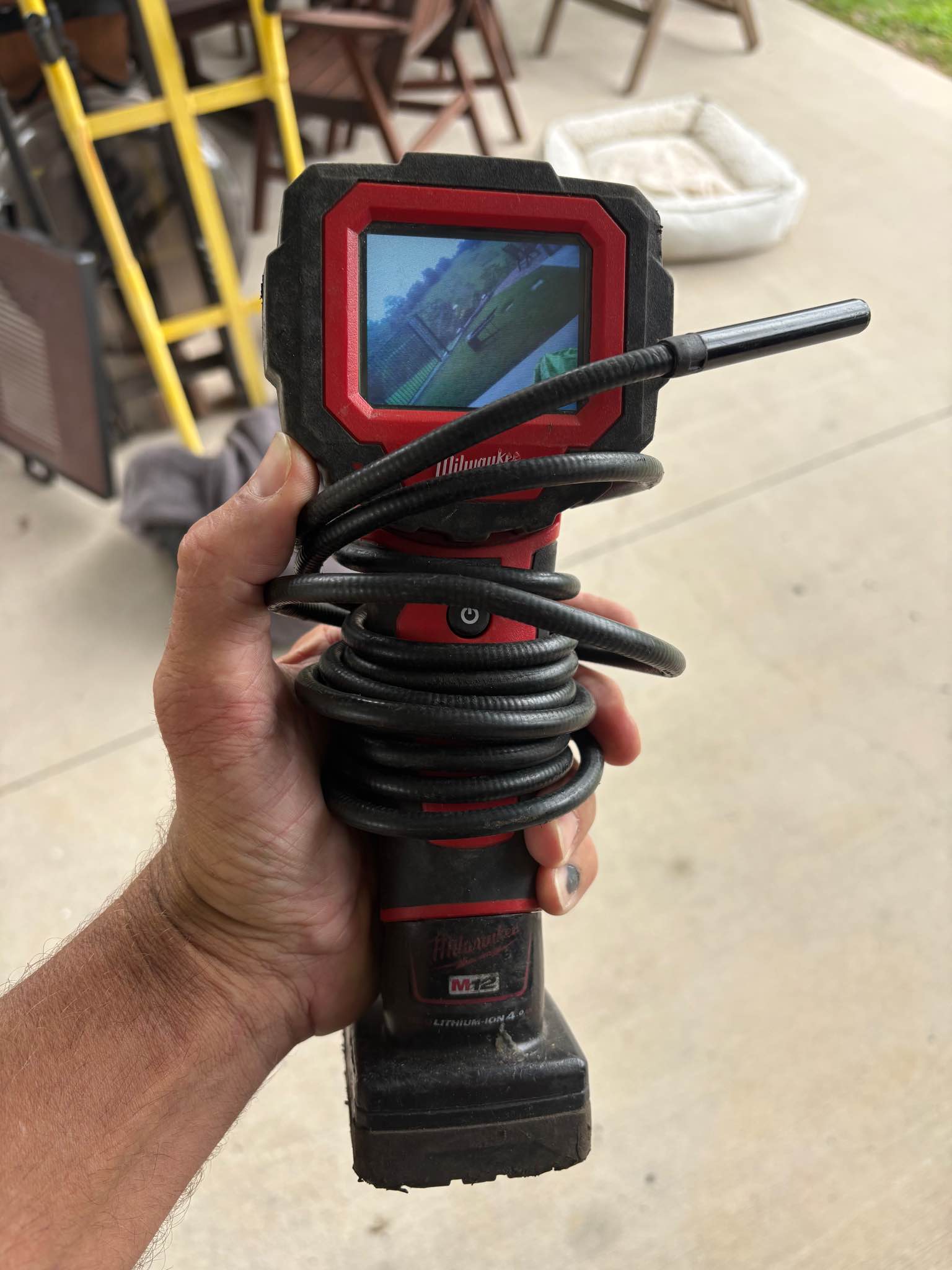 Milwaukee 4 Ft. Inspection Camera Scope – 10mm Pipe Camera For Drains & Behind Walls