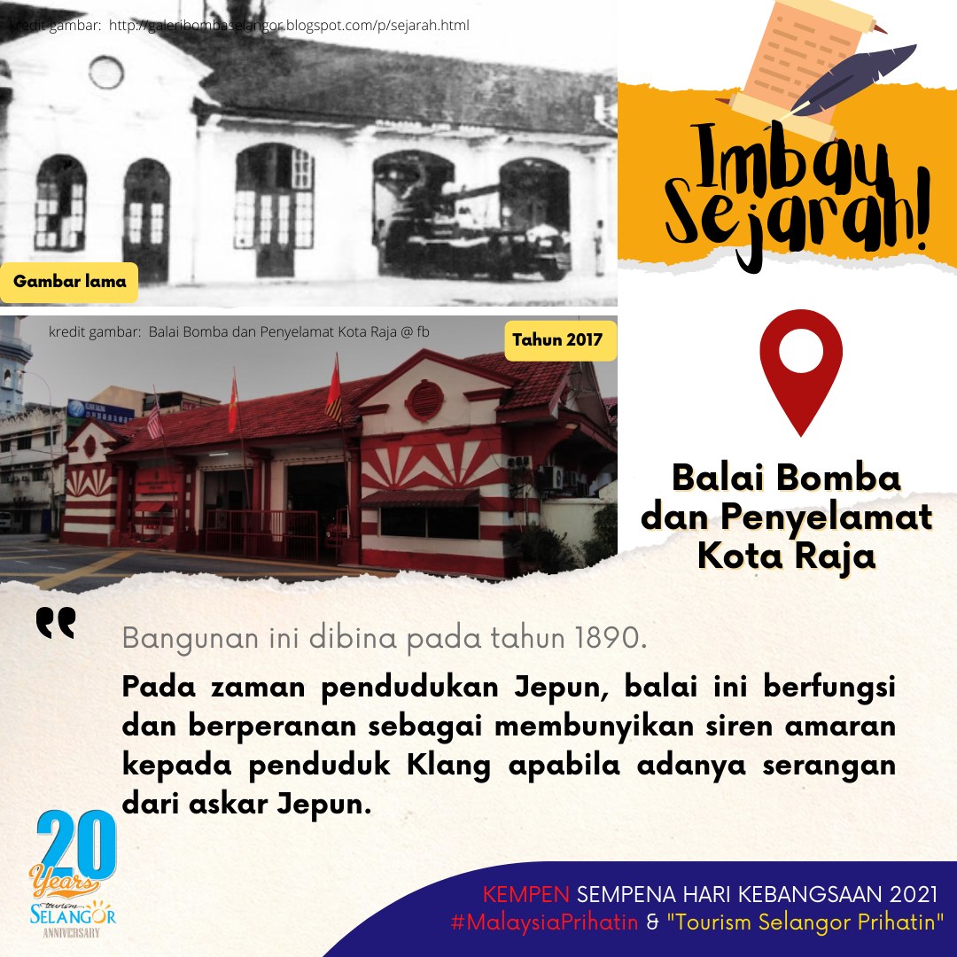 Tourism Selangor Imbau Sejarah Kenali Balai Bomba Dan Penyelamat Kota Raja Yang Terletak Di Klang Malaysiaprihatin Tourismselangorprihatin Pusingselangordulu Bangunan Ini Dibina Pada Tahun 1890 Dibawah Pengawasan Dan Jagaan Jabatan Polis