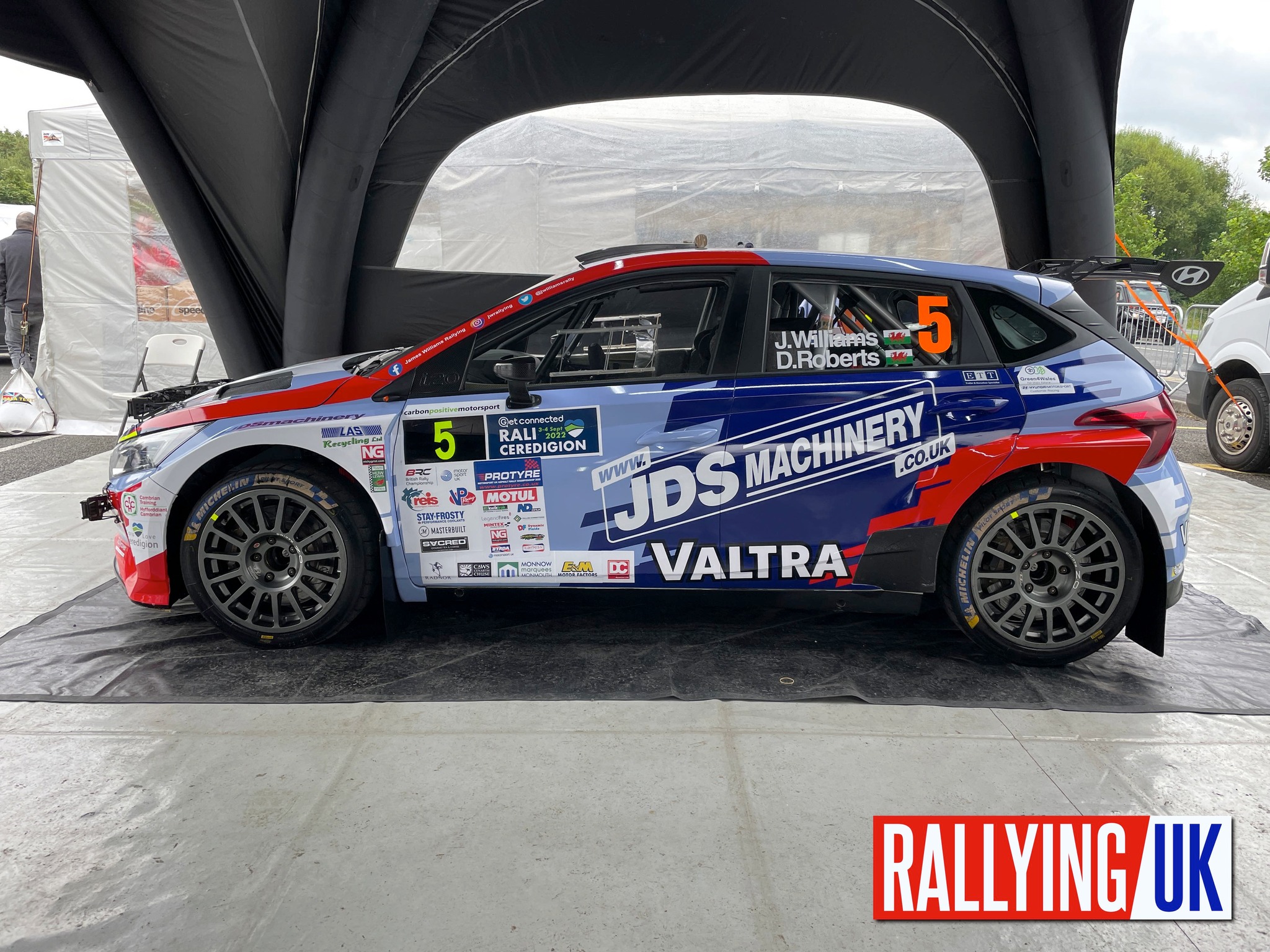 Rallying UK - WILLIAMS: 📷 James Williams and Dai Roberts’ Hyundai i20 N ...
