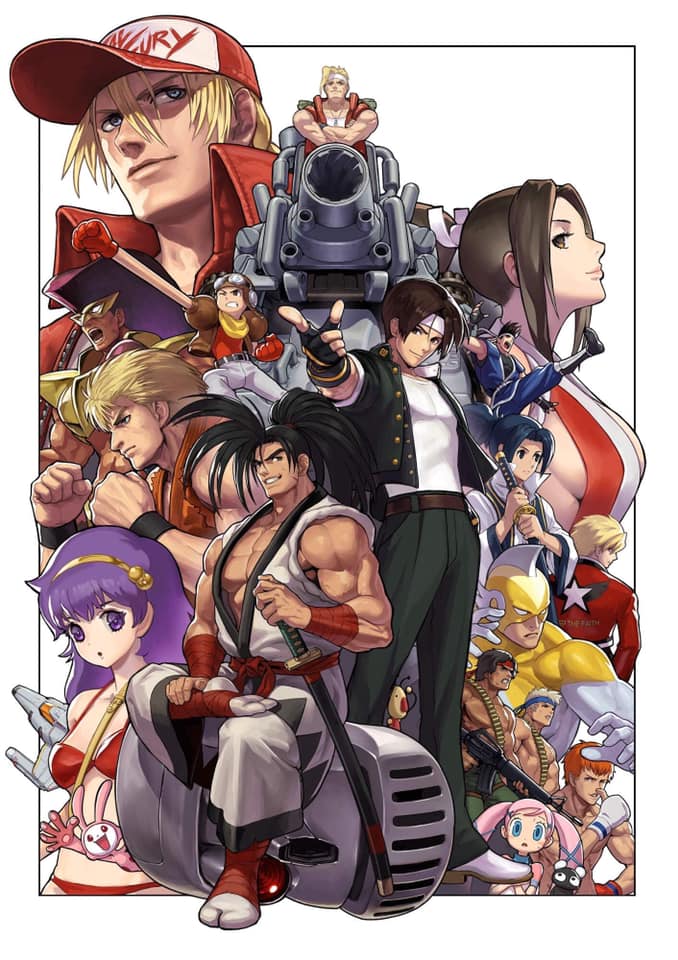 SNK's 40th anniversary special illustrations and interactive timeline