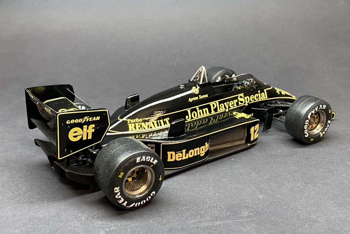 自動車 CLUB M 1/20 LOTUS 98T RENAULT Turbo Lotus 98T - 1/20 Club M Curbside Kit.