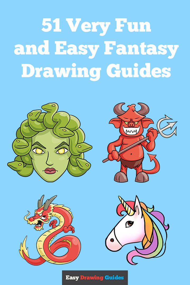 51 Ways to Draw Fantasy Drawing... - Easy Drawing Guides