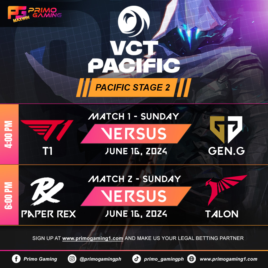 Primo Gaming - 🎮🔥 VCT Pacific Stage 2 Showdown! 🔥🎮 Get...